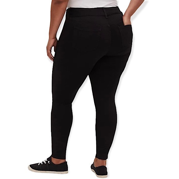 Torrid Black Super Stretch Jeggings - Picture 2 of 12